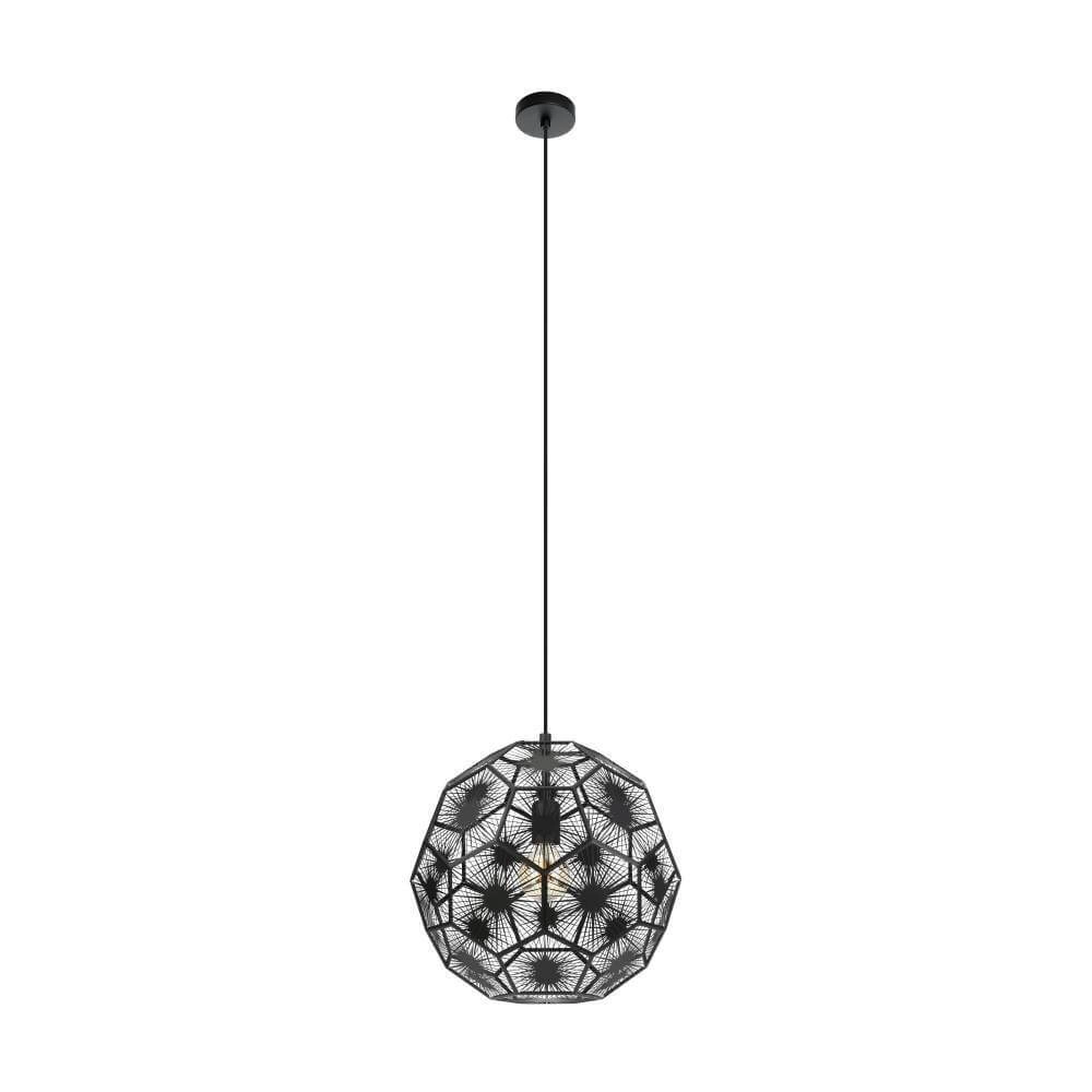 Zwarte hanglamp Skoura 1 Ø 41cm