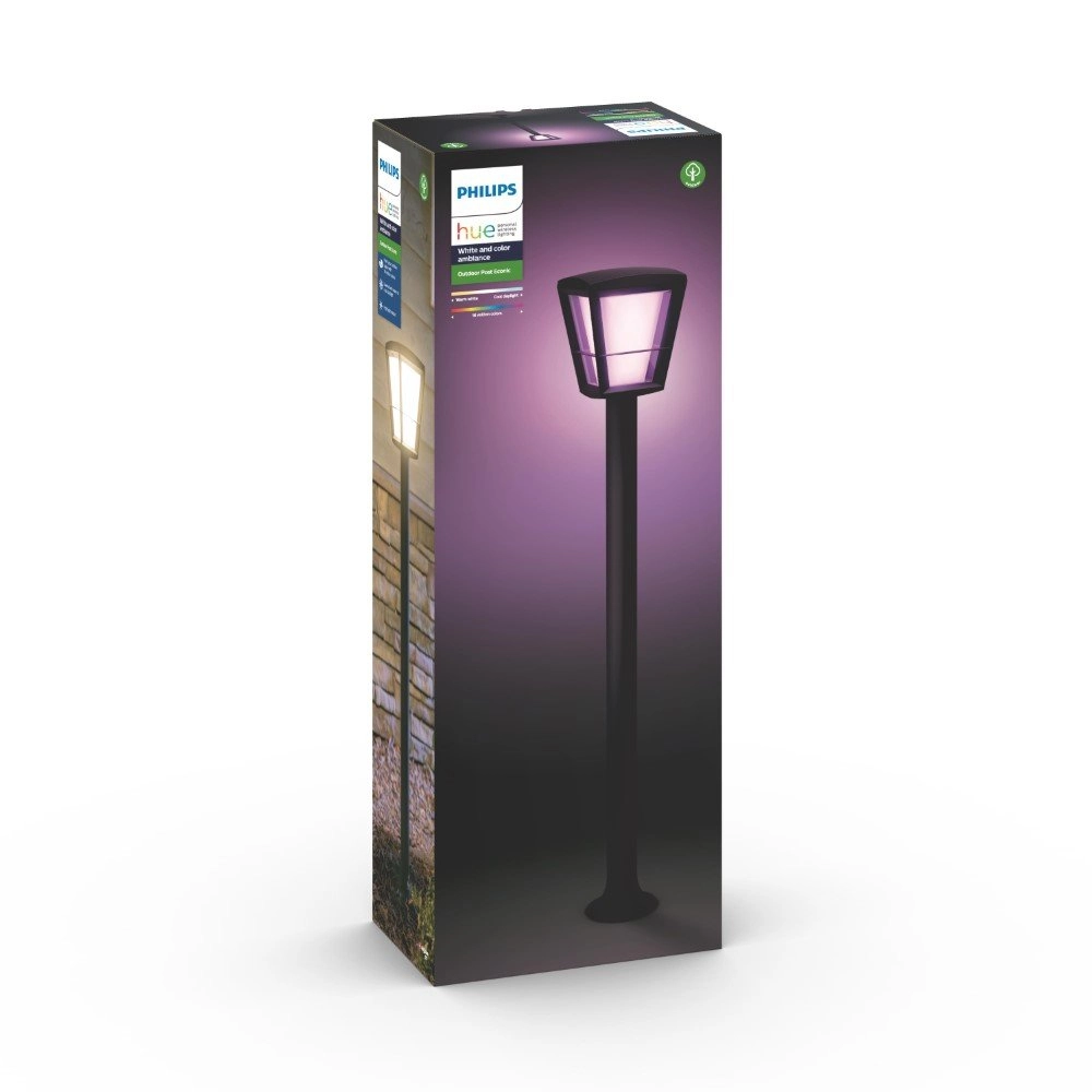Tuinlamp zwart Hue Econic 100cm Philips 8718696170601