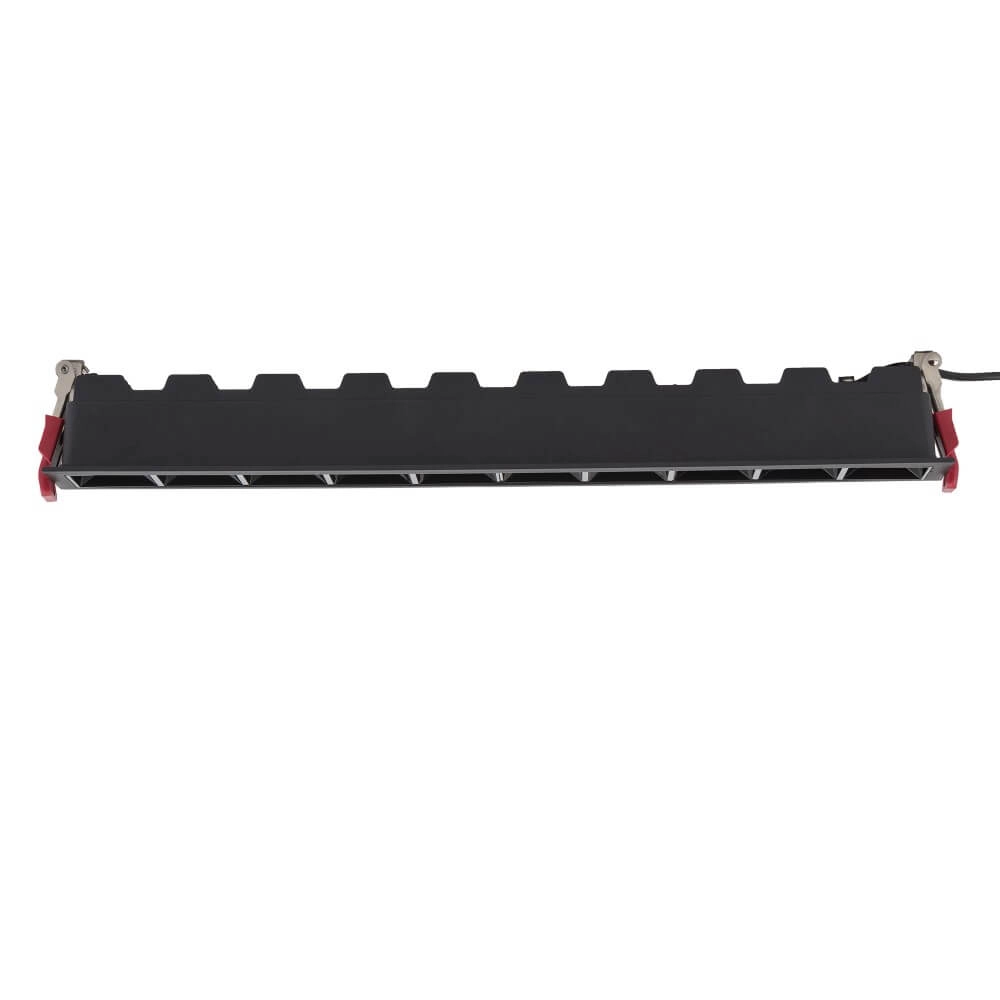 Zwarte inbouwspot Midi Led 10x1 leds - 4000K Lyora 5903139100663