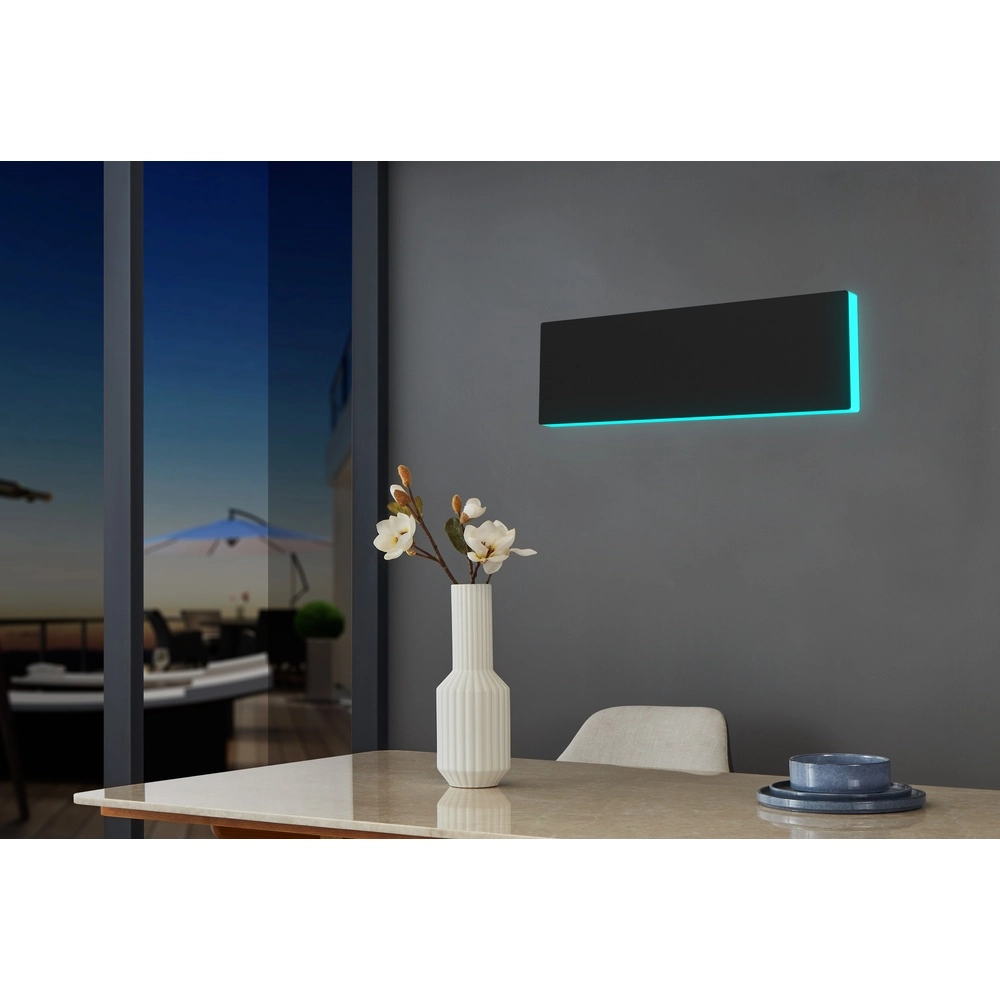 Led wandlamp Rgbic 27cm - zwart Eglo 9002759757540
