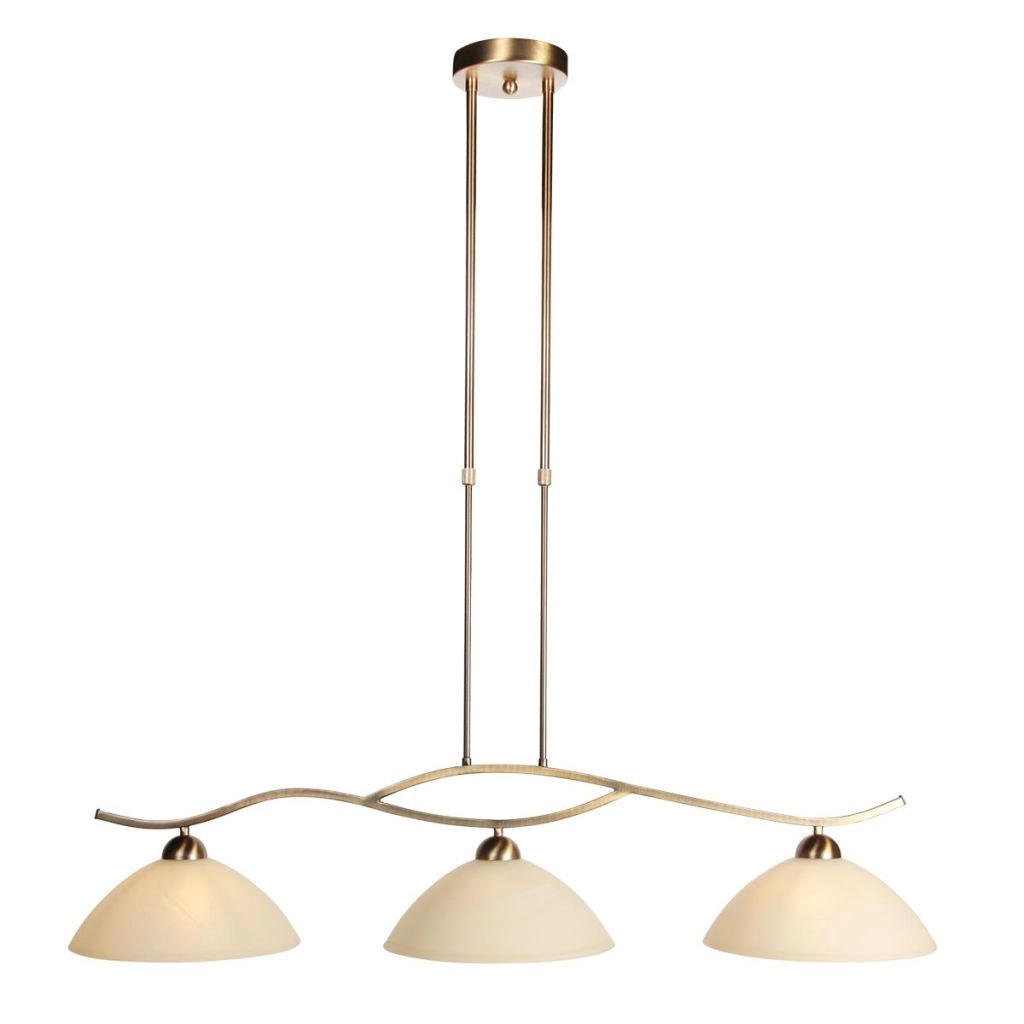 Klassieke hanglamp Anthea 3-lichts brons