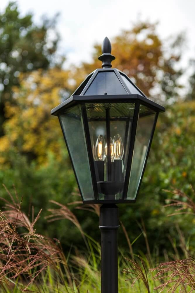 Klassieke lantaarn London solar Lutec 6939412078908