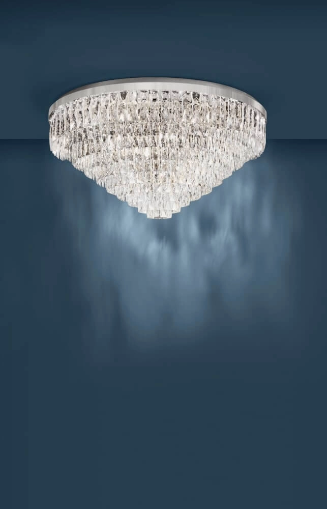 Plafond kroonluchter Valparaiso 1 chroom Ø 98cm Stars of Light 9002759394936