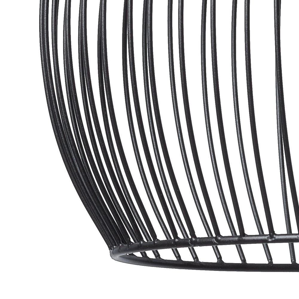 Zwarte hanglamp Wire Ø 40cm ETH 8719075184509