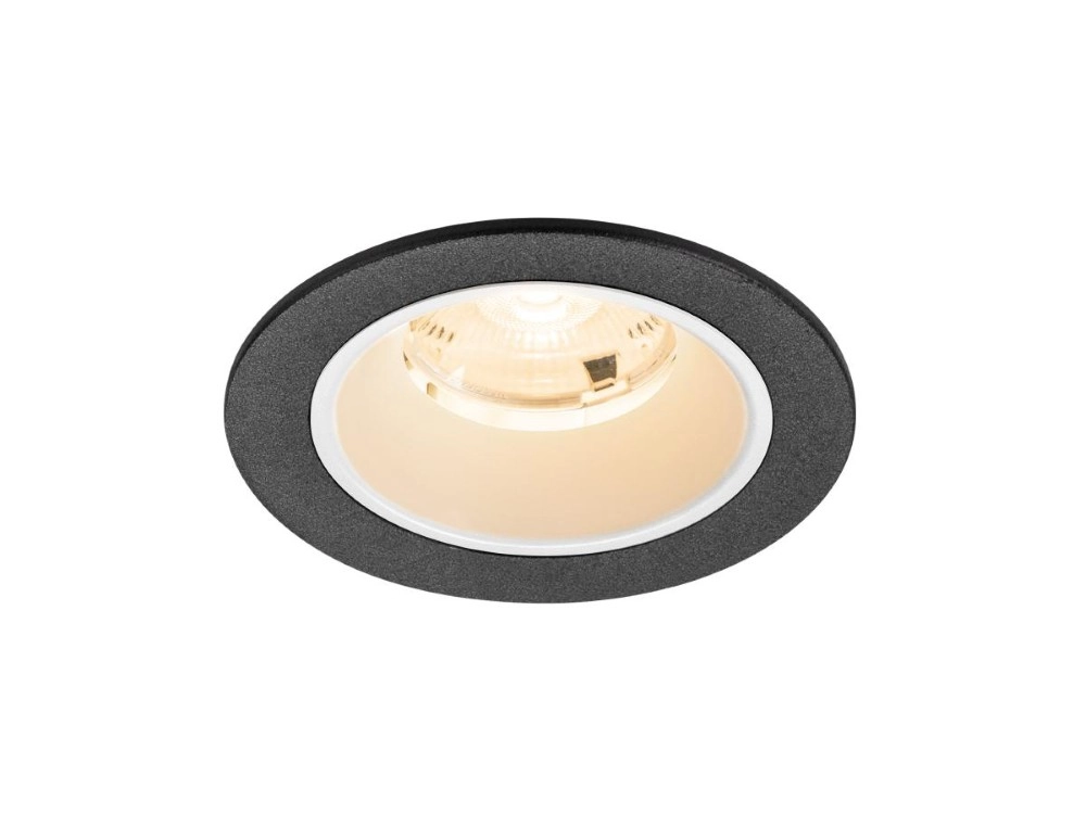 Inbouwspot Numinos S zwart/wit 2700K - 20gr SLV 4024163313209