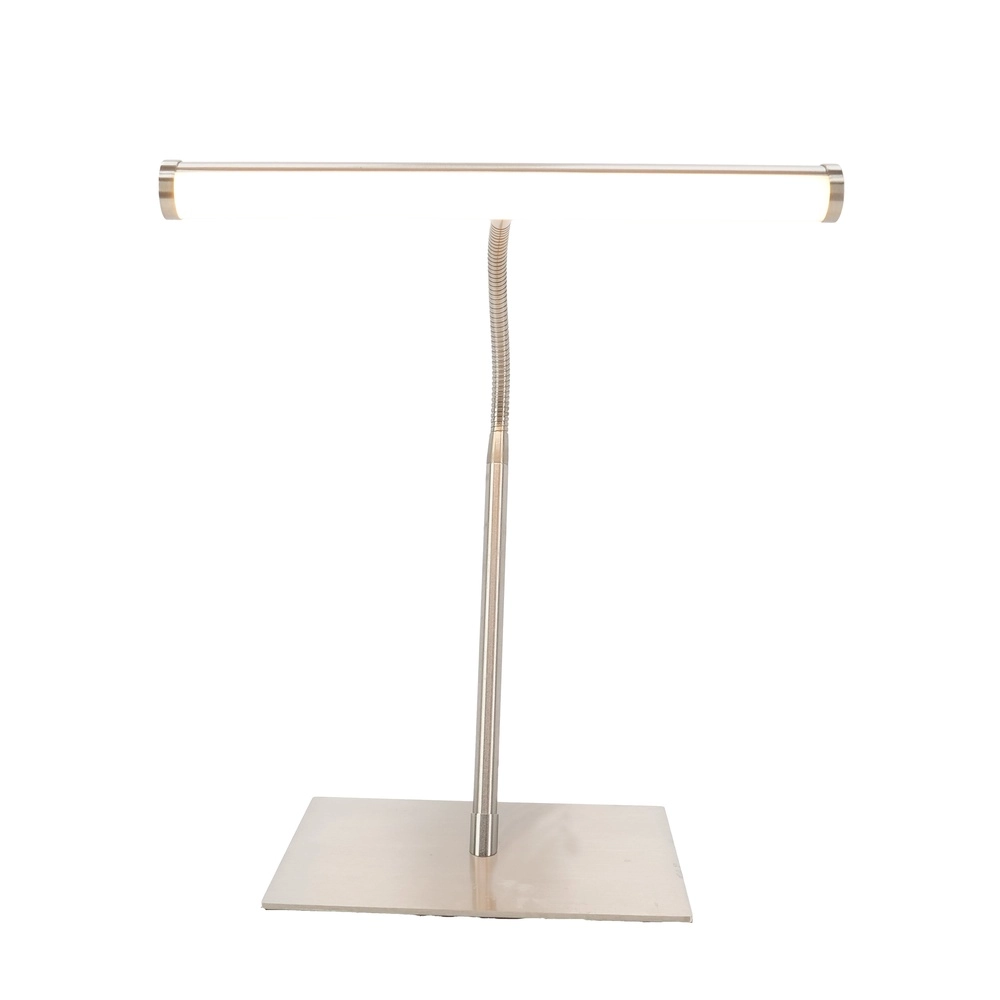Bureaulamp Riccione nikkel