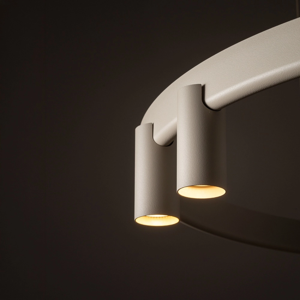 Design hanglamp Fourty zand bruin Ø 80cm Lyora 5903139122849
