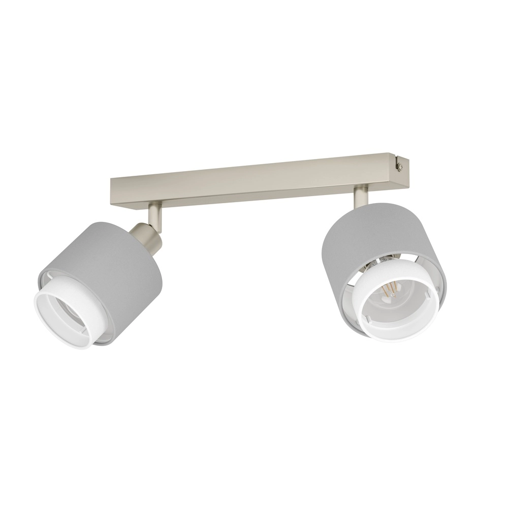 2-lichts plafondlamp Bellizzi RVS - 2x E14