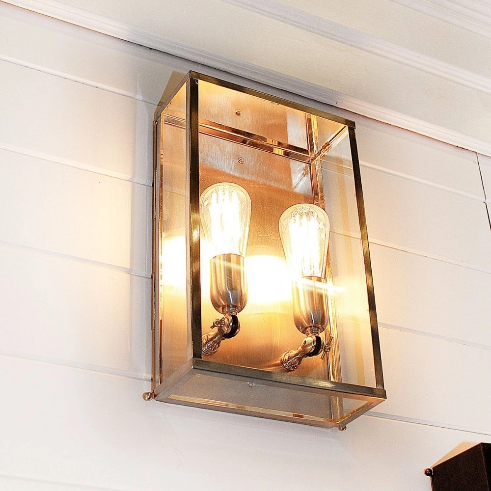 Landelijke Vitrine 2L Large wandlamp