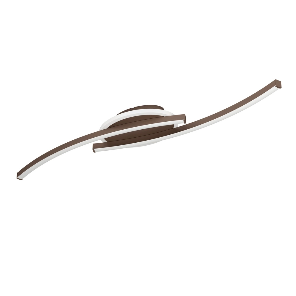 Plafondlamp Lungolago Led - brons - rond