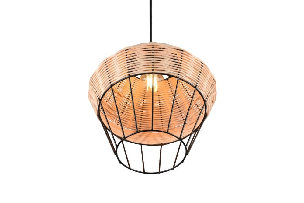 Hanglamp Borka rotan Trio 4017807556780