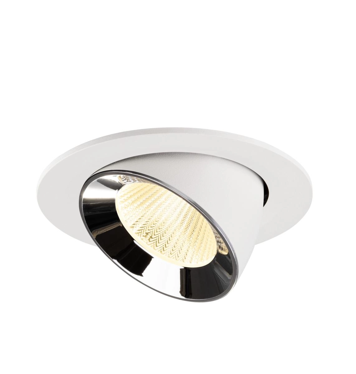 Inbouwspot Numinos Gimble L wit/chroom 3000K - 40gr SLV 4024163310192