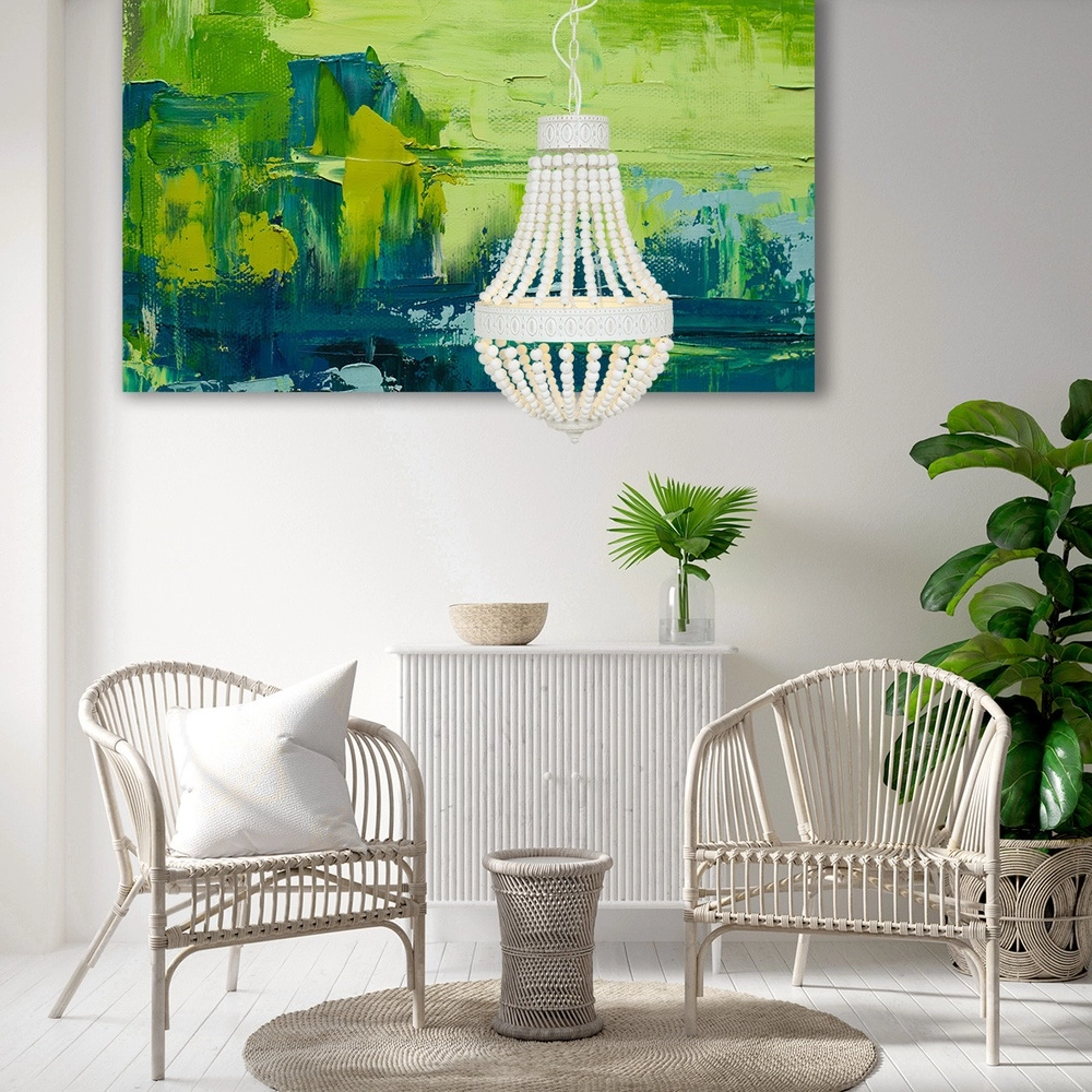 Witte kroondluchter Ella Ø 40cm Steinhauer 8712746132083