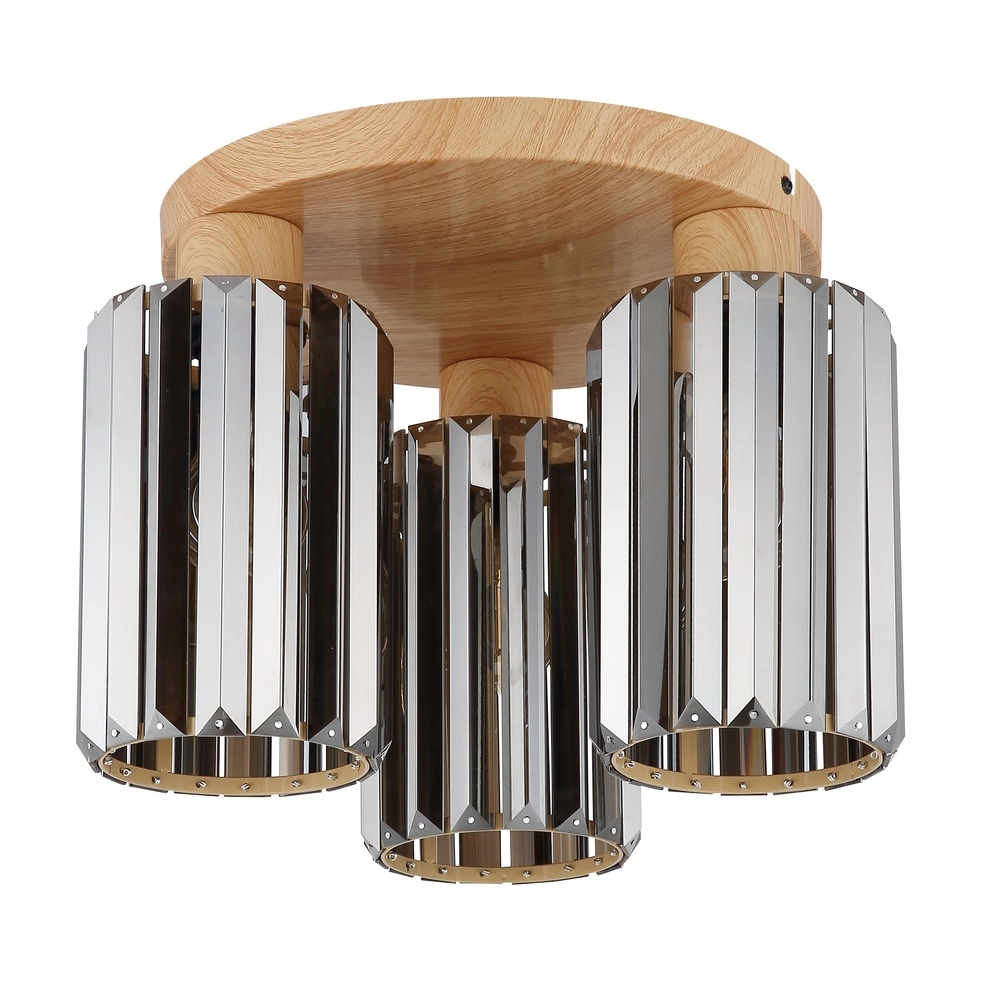 Plafondlamp Run hout Globo 9007371507979