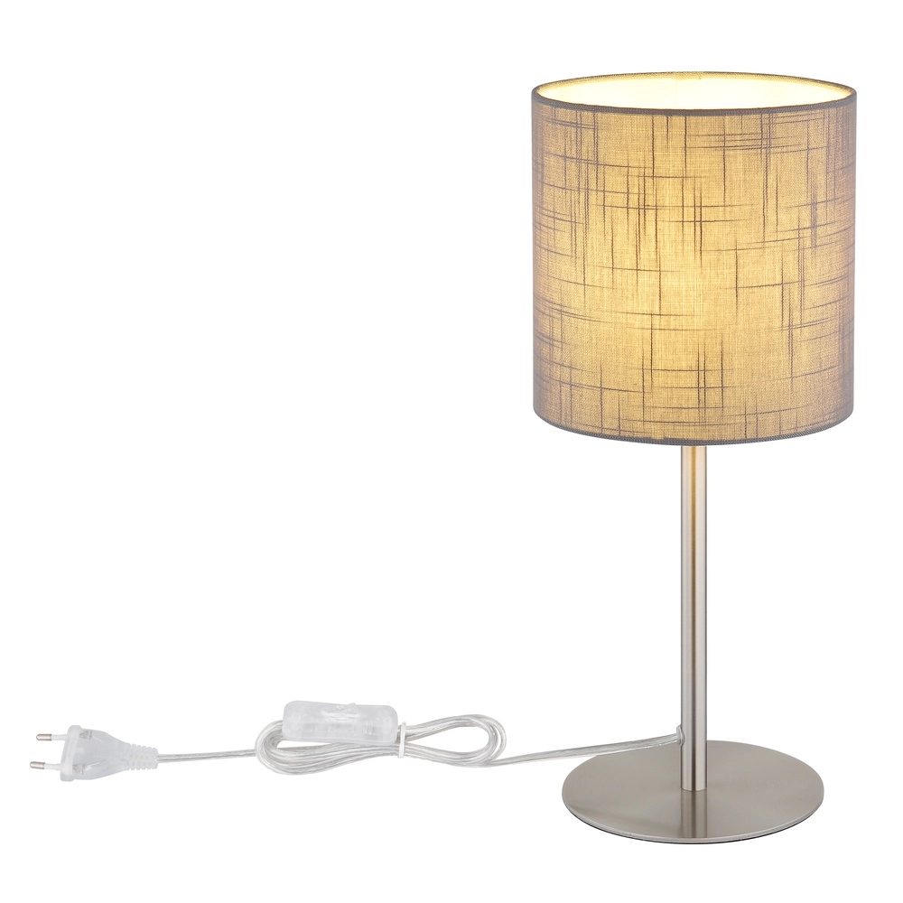 Tafellamp Benson nikkel Globo 9007371569403