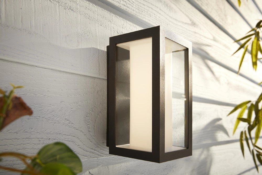 Buitenlamp Hue Impress zwart vierkant Philips 8718696170489