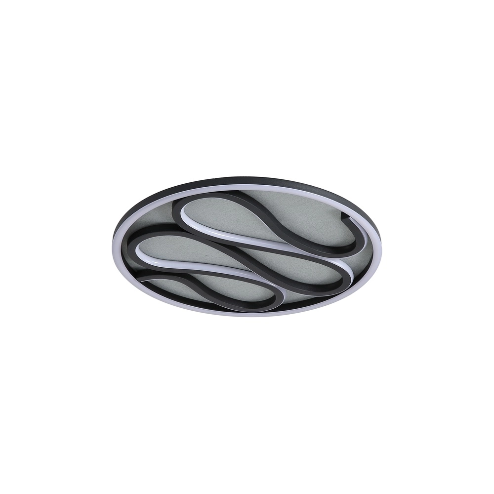 Plafonniere Zendisc slinger zwart
