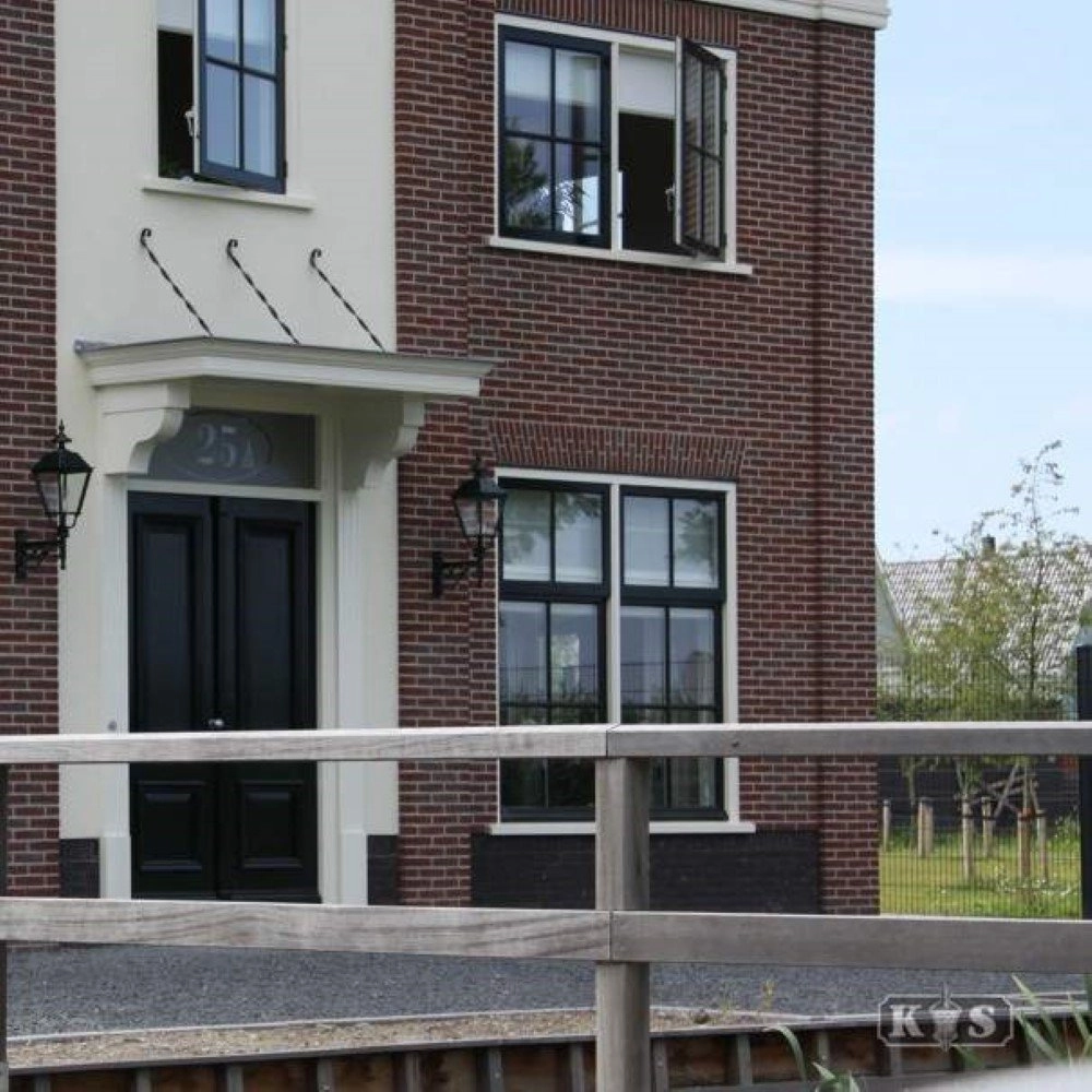 Muurlamp Zandvoort nostalgie - zwart KS verlichting 8714732122849