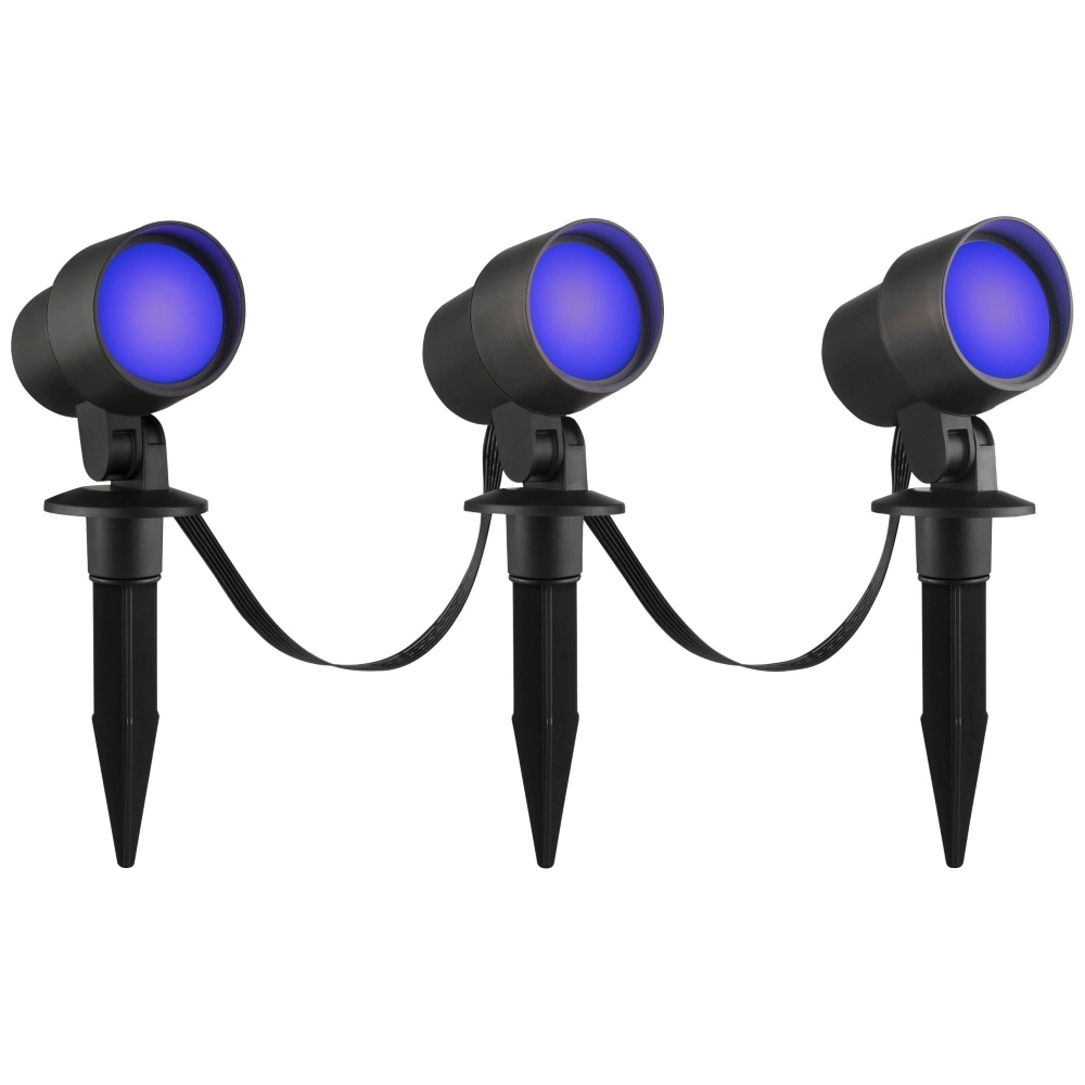 Smart prikspot set Kamara RGB - 3 stuks - met 3 meter snoer en stekker Brilliant 4004353453717