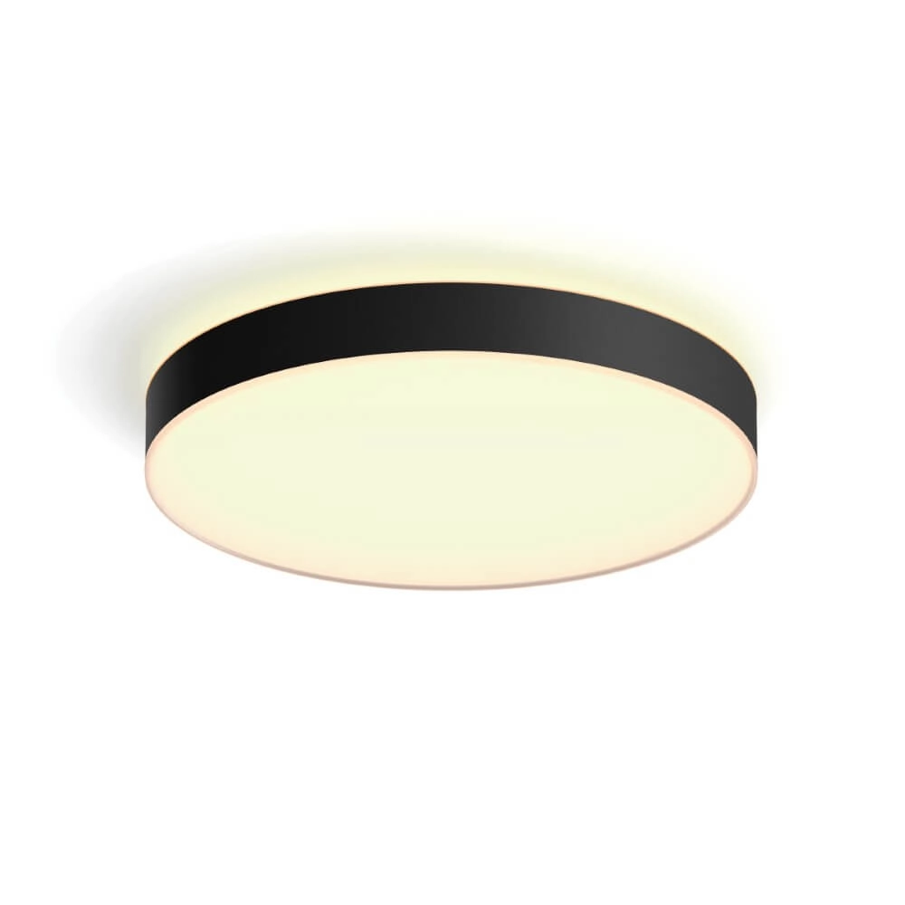 Plafondlamp Hue Enrave XL - White Ambiance Ø 55,1cm zwart Philips 8718696176481