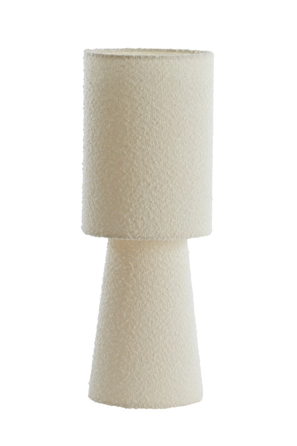 Teddy tafellamp Micky licht crème Ø 20cm Light & Living 8717807712525