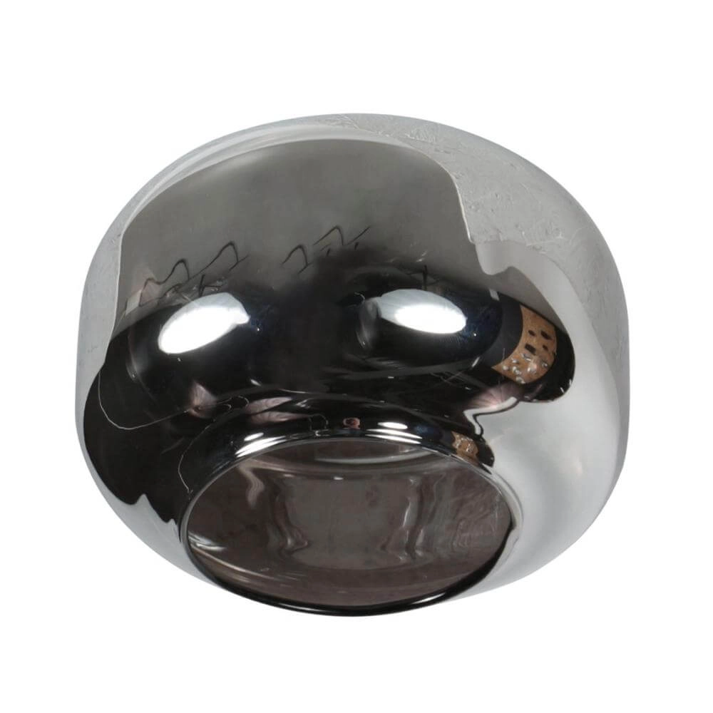 Zwarte tafellamp Tenebris met smoke glas Steinhauer 8712746178142