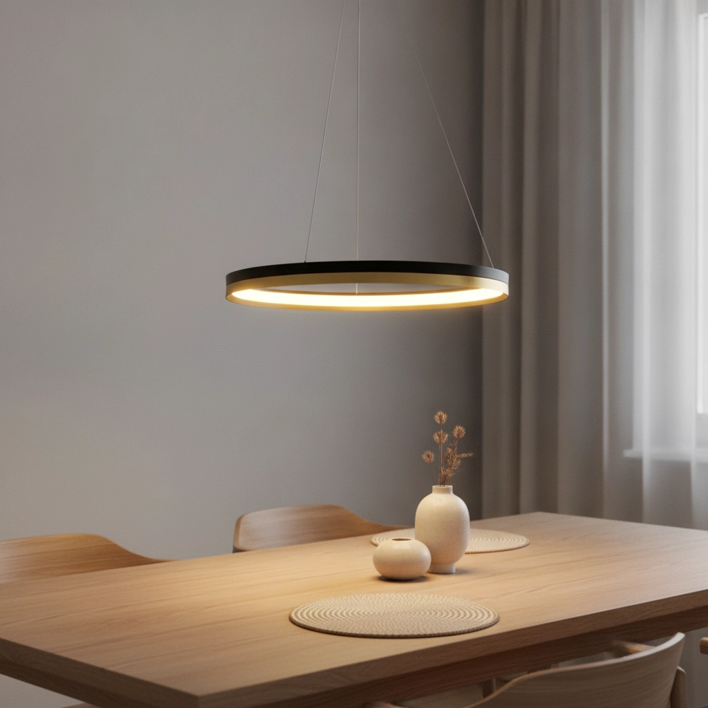 Hanglamp Cantria zwart met goud Ø 60cm