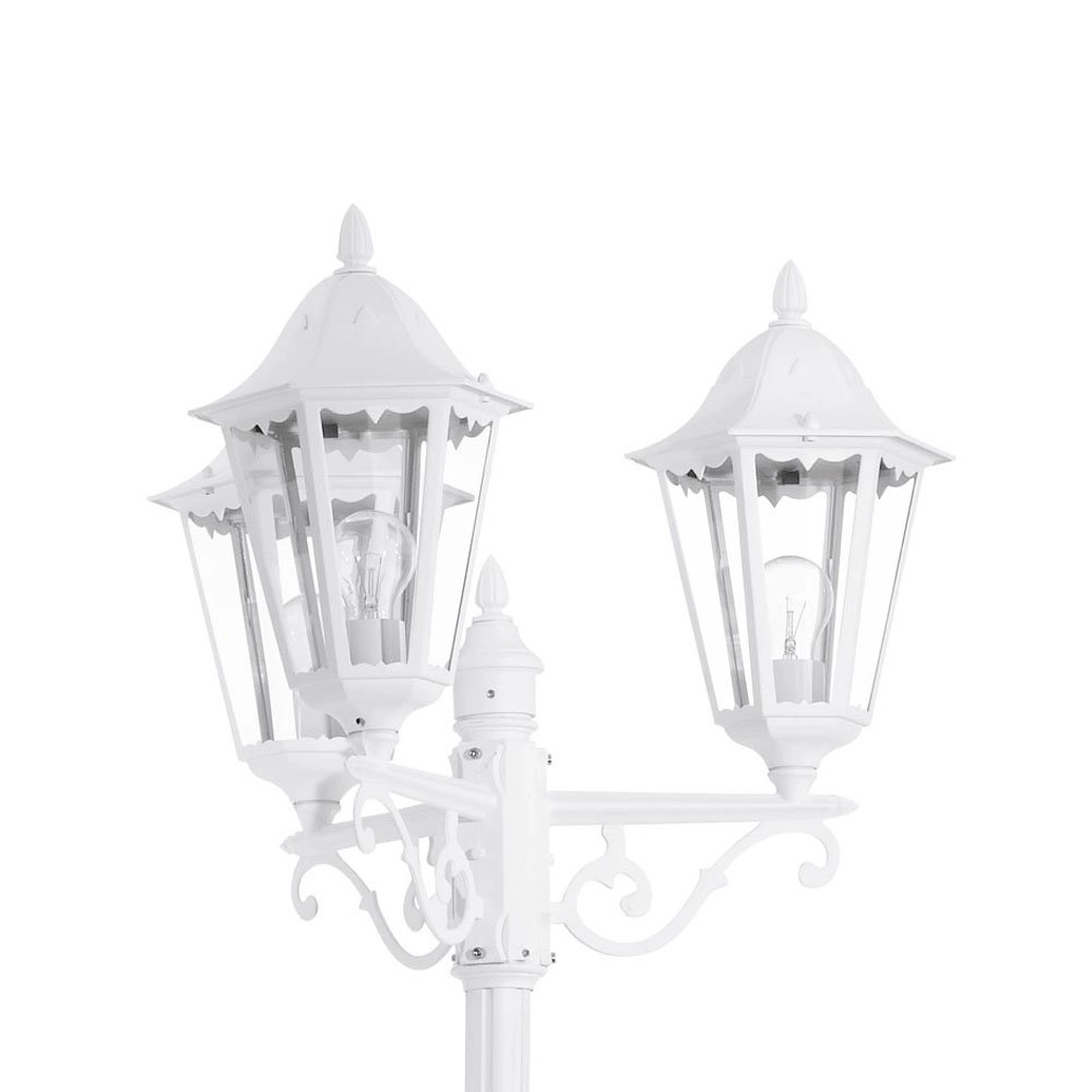 Staande tuinlamp Navedo 3-lichts wit Eglo 9002759934545
