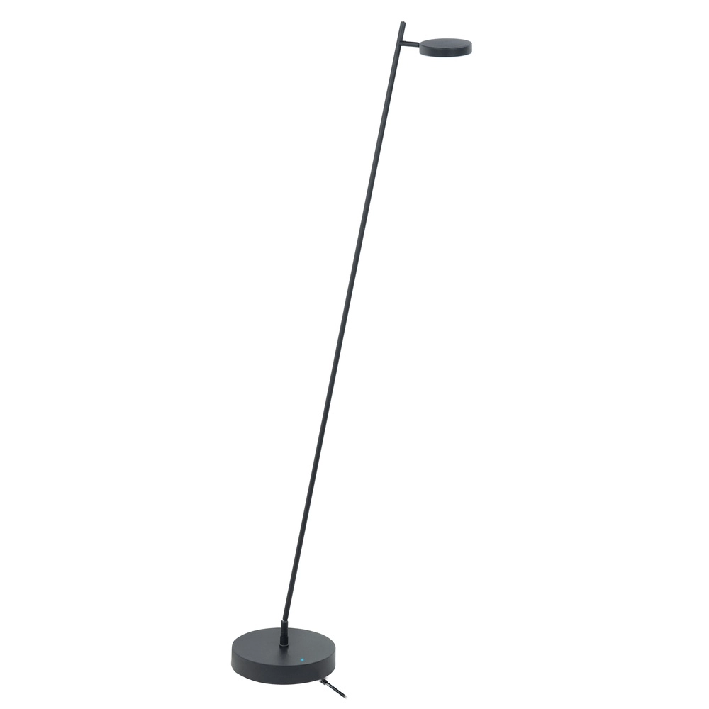 Design vloerlamp Round Move + battery zwart oplaadbaar