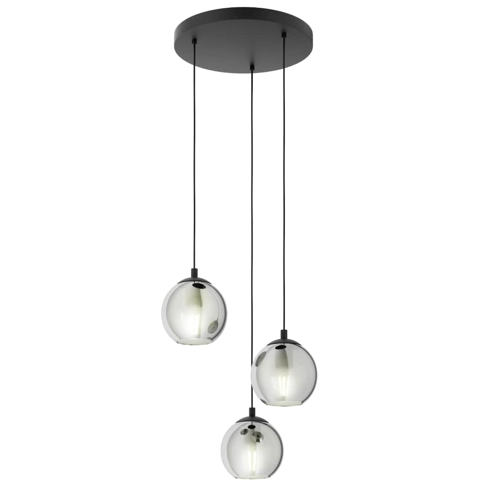 Glazen vide hanglamp Ariscani Ø 42,5cm