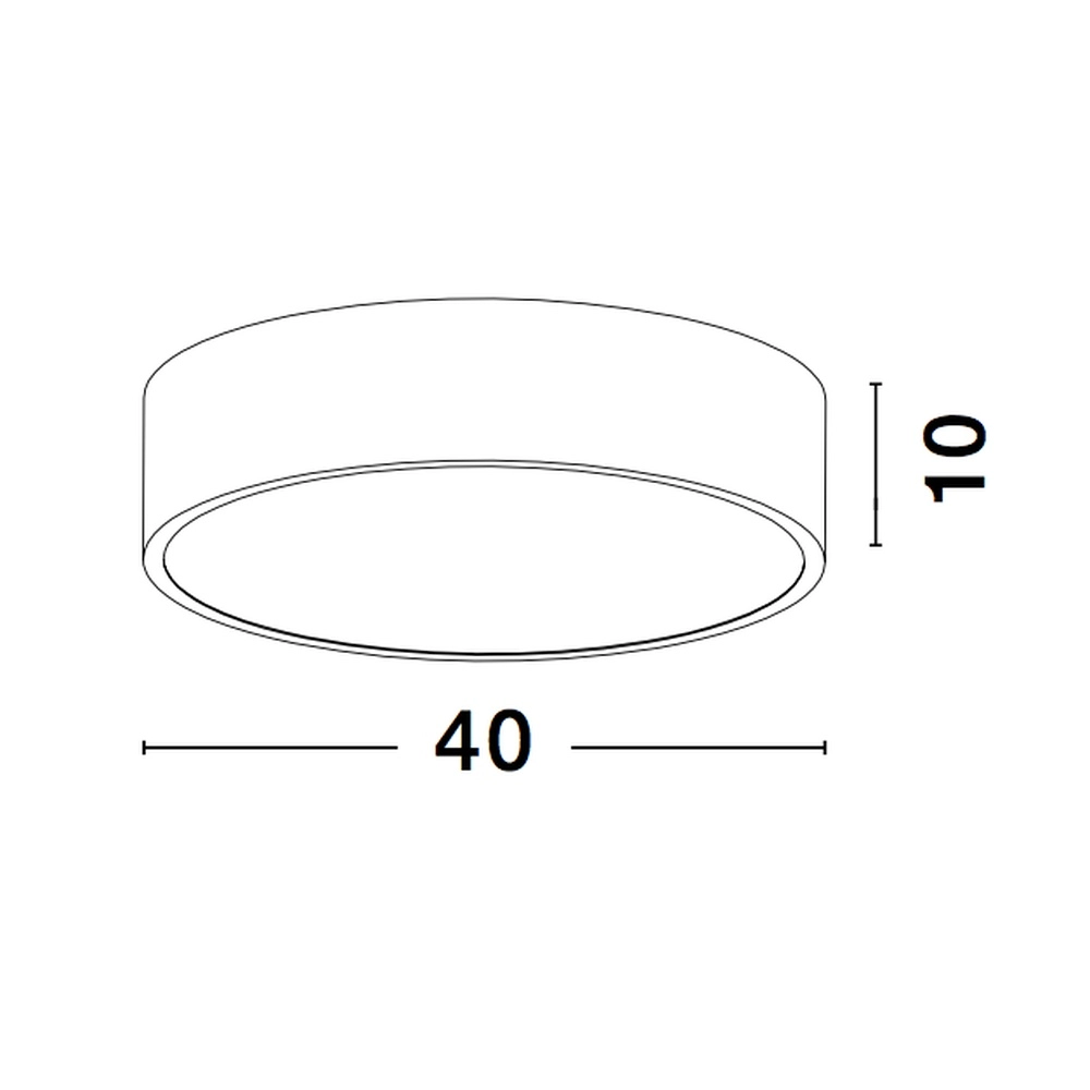 Ronde plafondlamp Roda grijs Lyora 5212017407160