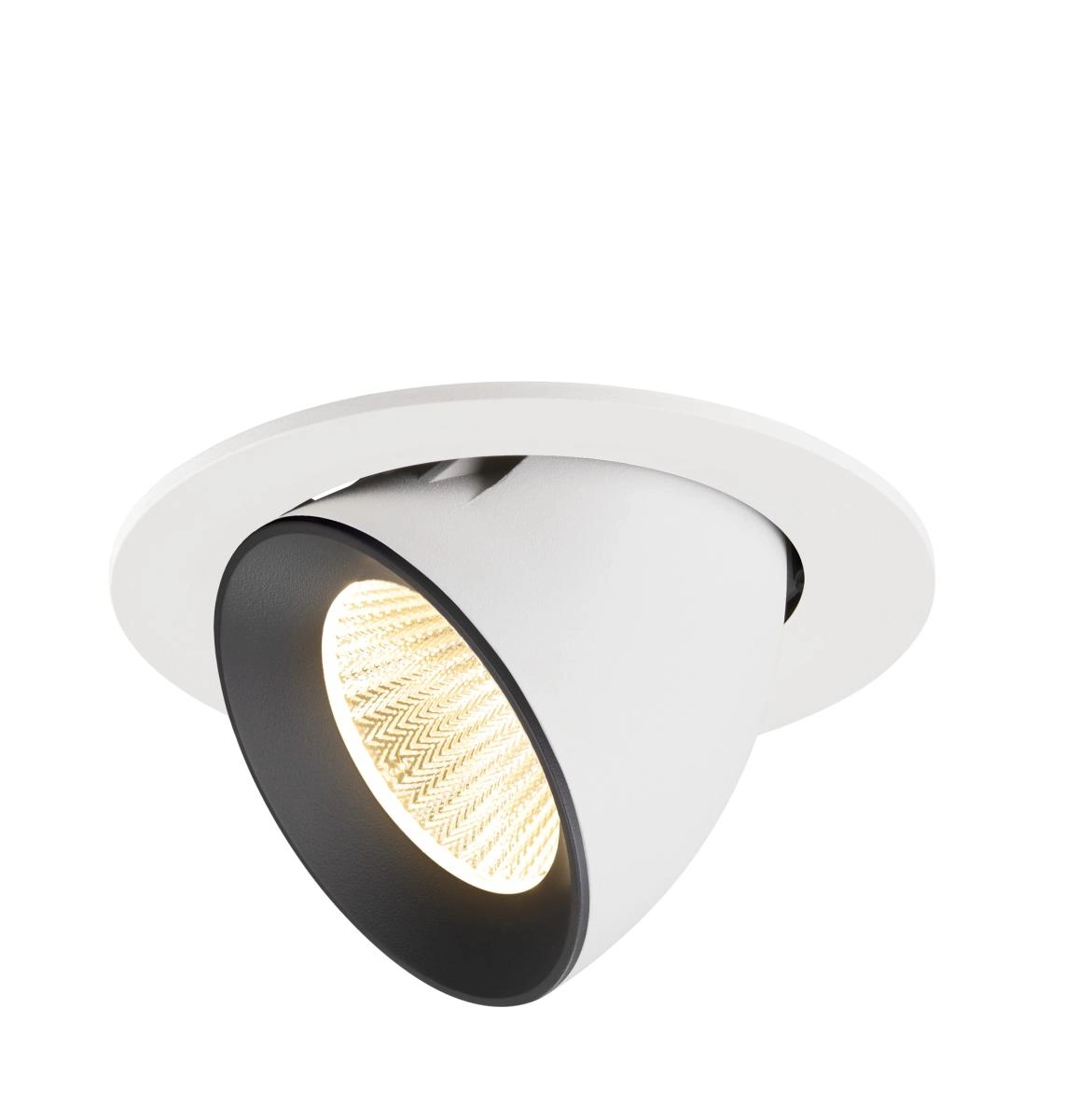 Inbouwspot Numinos Gimble L wit/zwart 3000K - 40gr