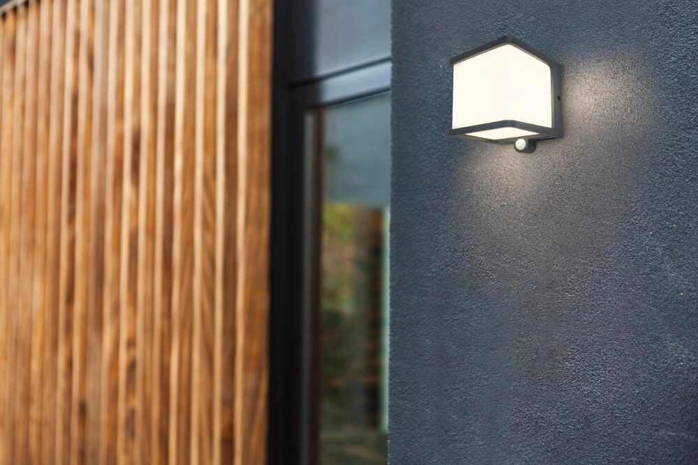 Wall lamp Doblo solar anthracite Lutec 6939412012384