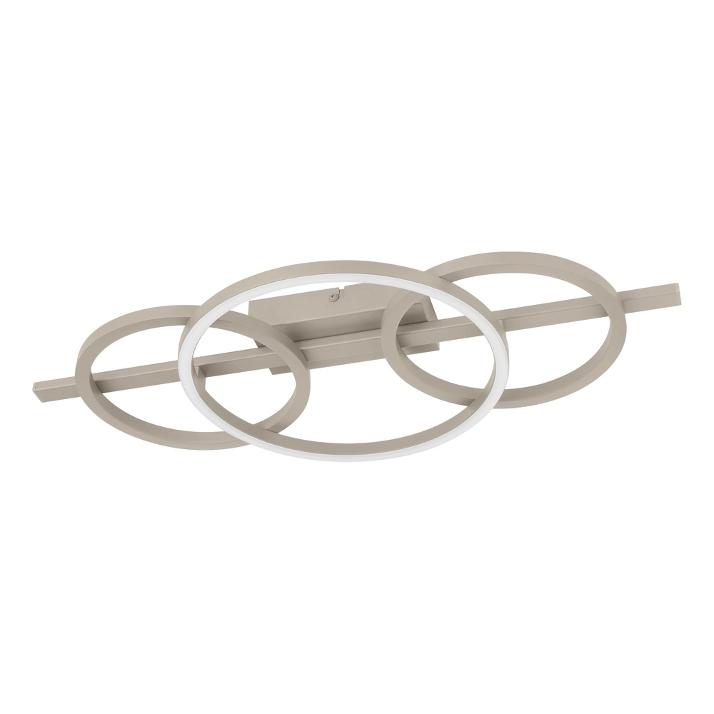 Design plafondlamp Planillo zand bruin rond
