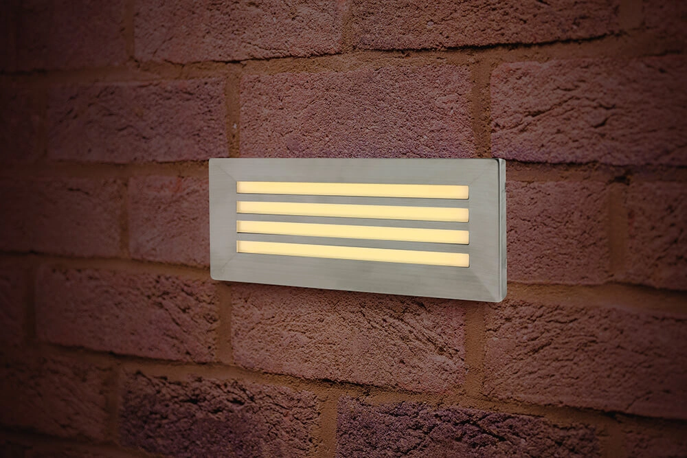 RVS muurlamp Brick Lyora 5055788232544