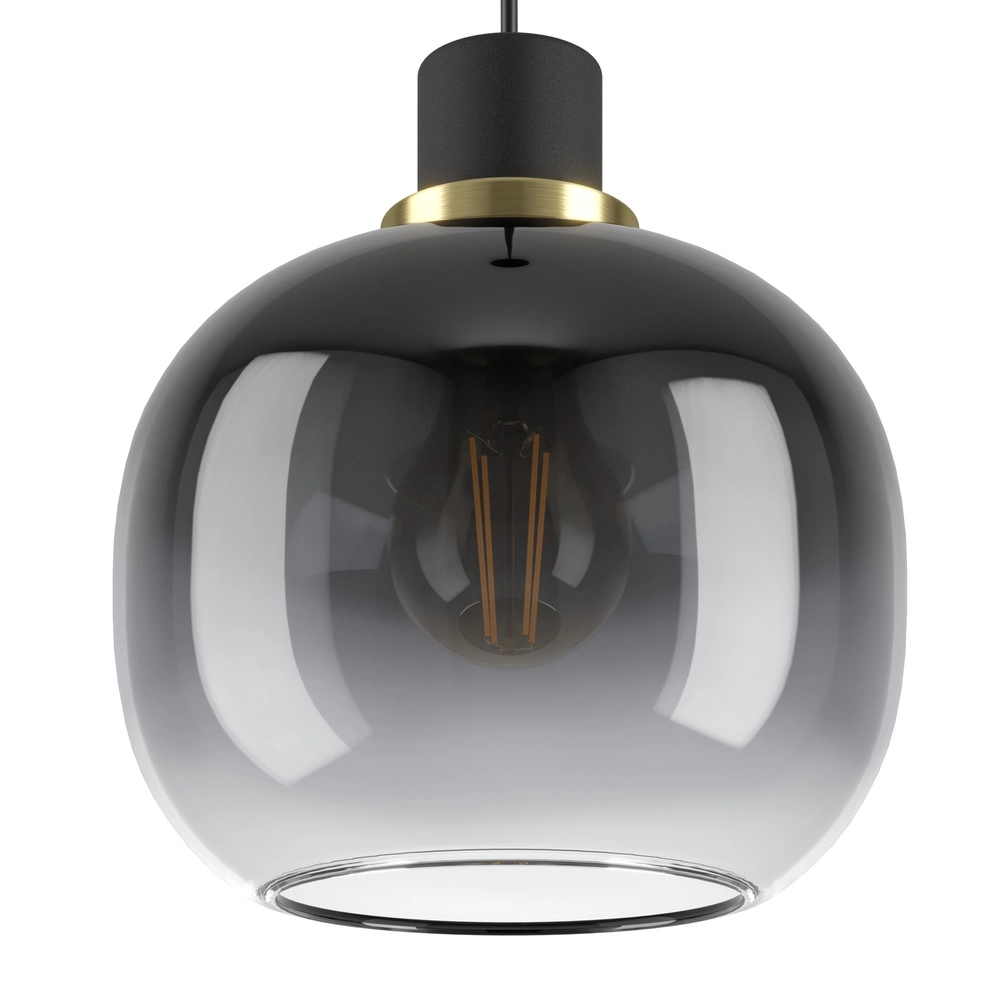 Glazen hanglamp Oilella Ø 19cm - smoke glas Eglo 9002759996161