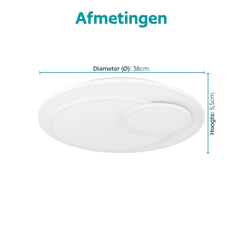Design plafonniere Scagno Ø 38cm Eglo 9008606391967