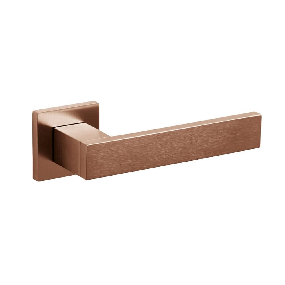 Design deurklink Diana mat koper