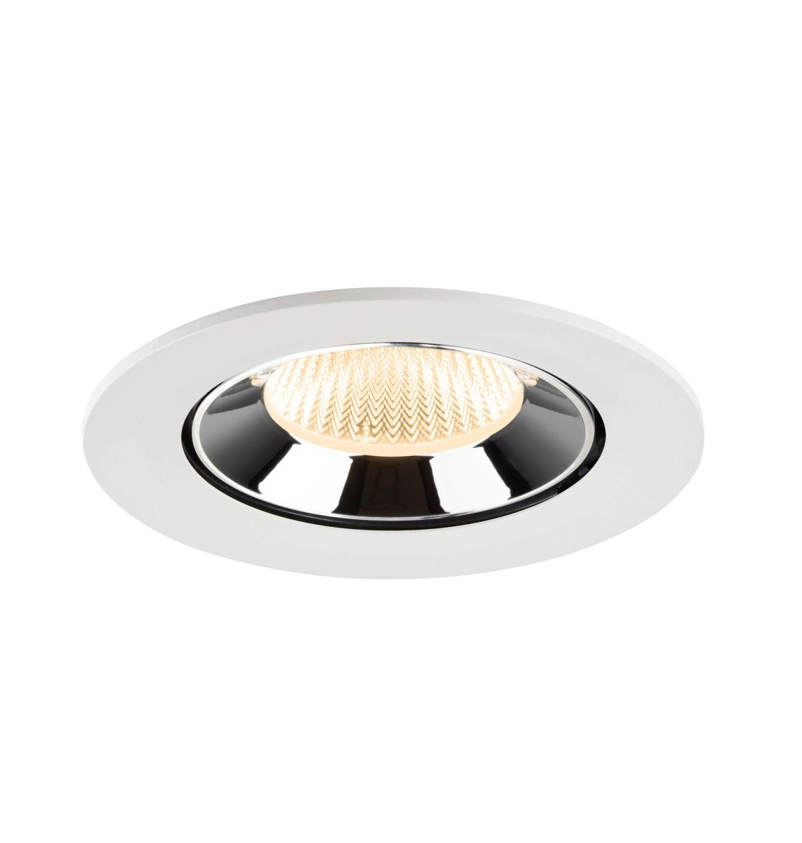 Inbouwspot Numinos Gimble L wit/chroom 2700K - 40gr SLV 4024163310376