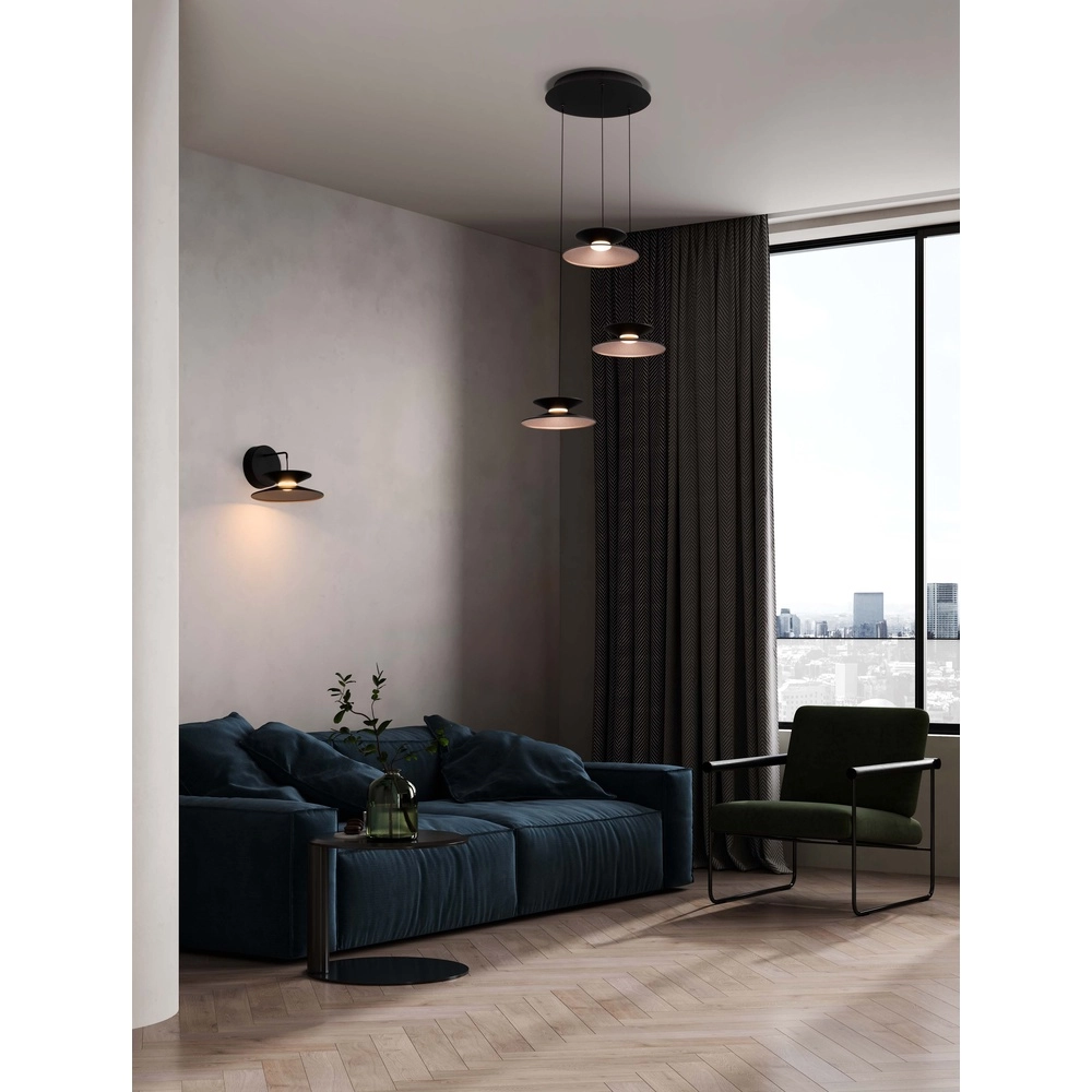 Design wandlamp Morfi zwart Lyora 5212017458506