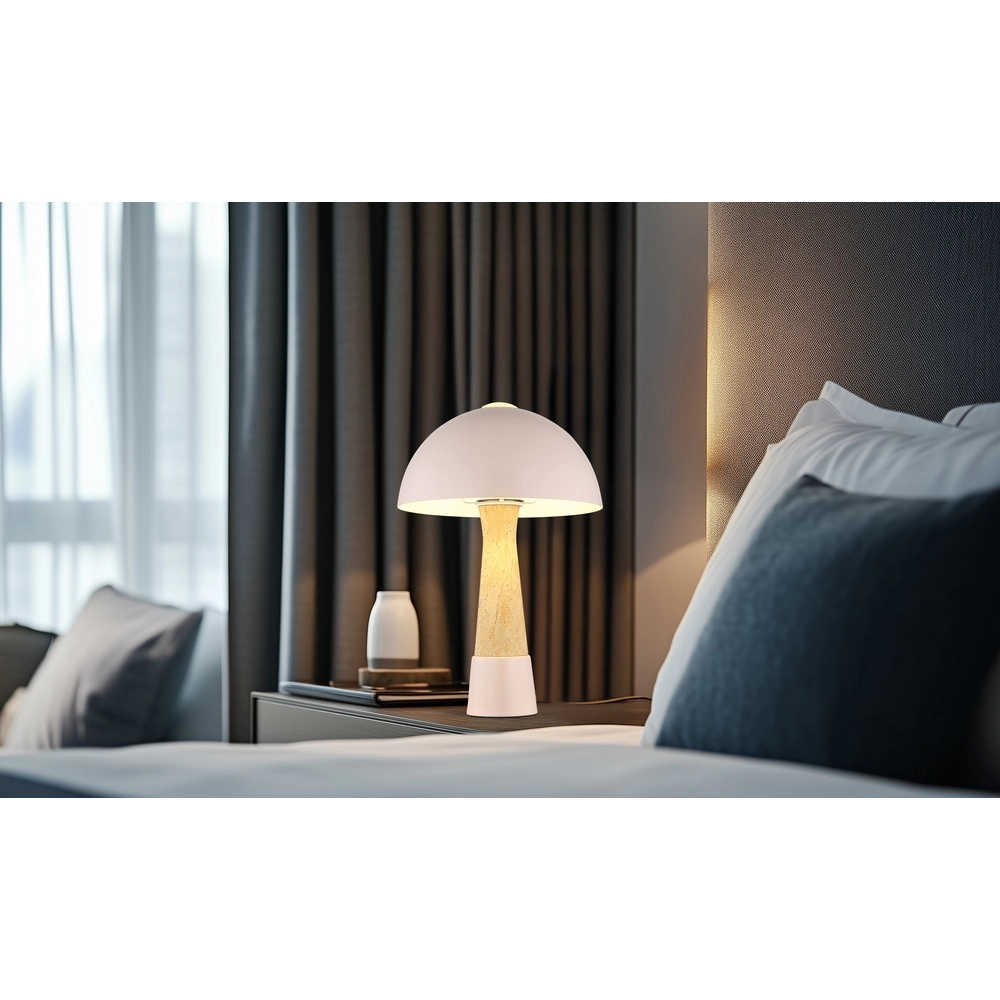 Unieke tafellamp Paulin champagne Globo 9007371578696