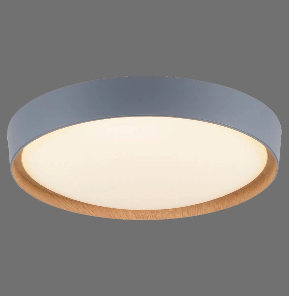 Ronde plafondlamp Q-Emilia grijs Paul Neuhaus 4012248366530