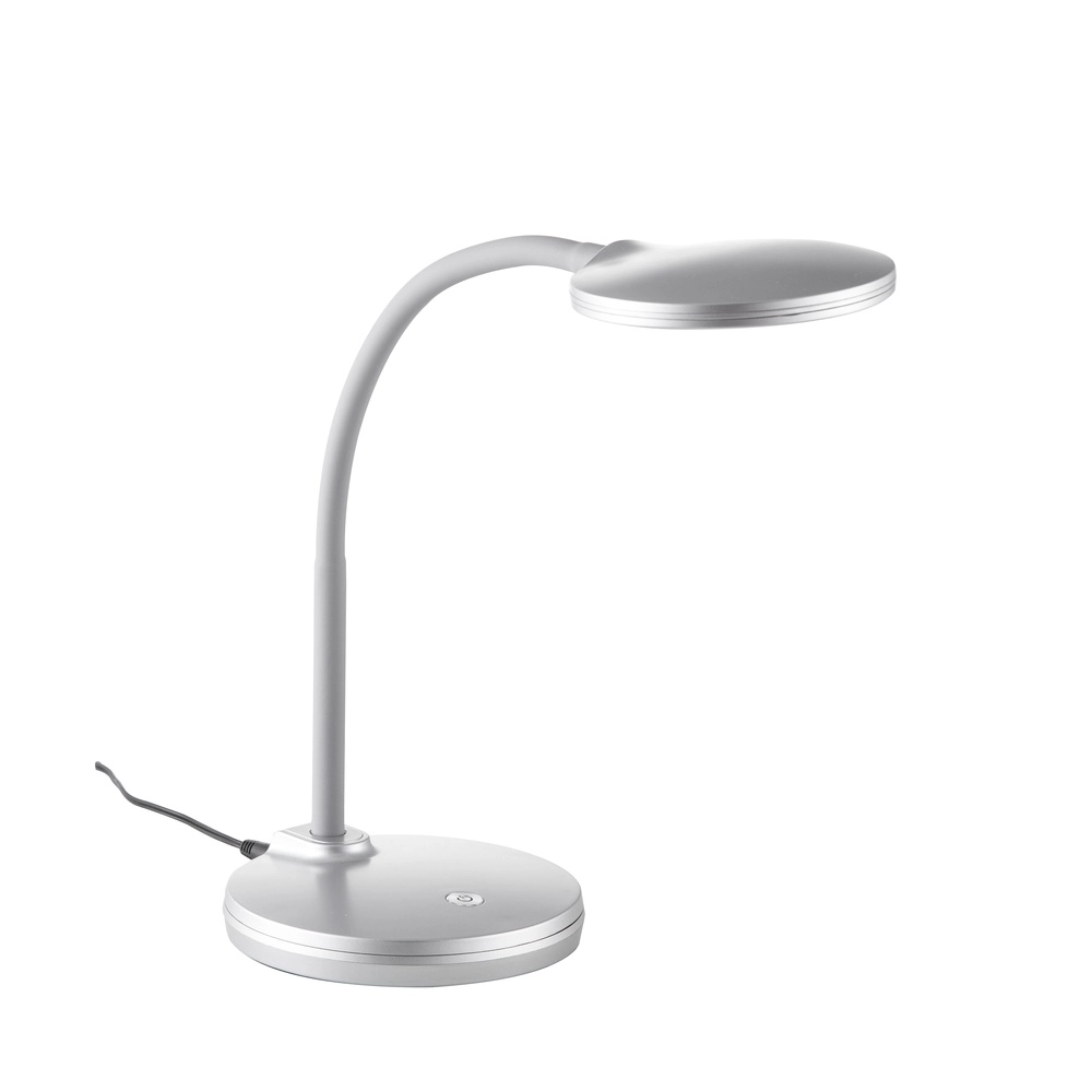 Led bureaulamp Carmen zilvergrijs