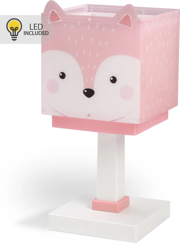 Tafellampje Fox roze