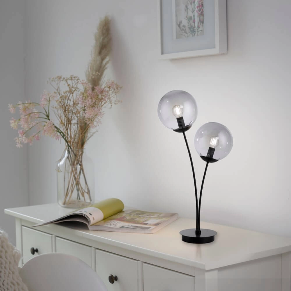 Tafellamp Big Widow zwart Just Light 4043689988401