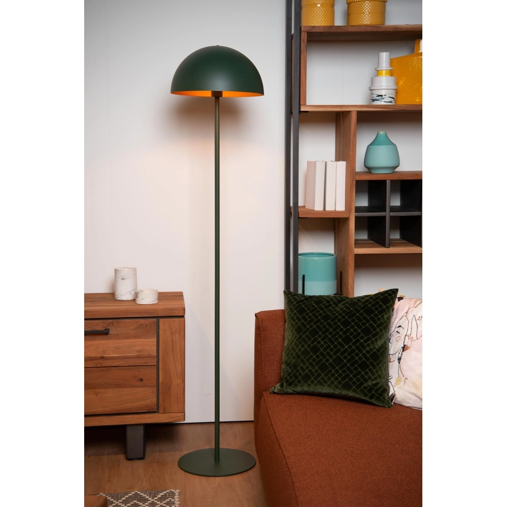 Design vloerlamp Siemon groen Lucide 5411212451675