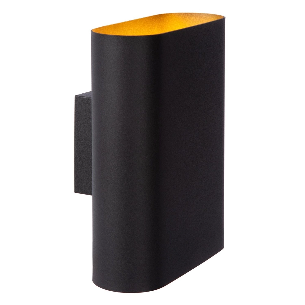 Design wandspot Ovalis zwart Lucide 5411212126894