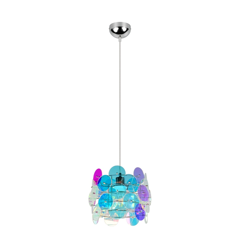 Hanglamp Iride gekleurd Trio 4017807670950