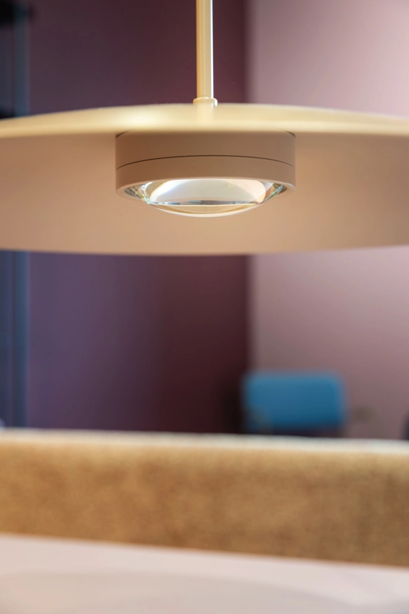 Strakke hanglamp Sanne Ø 50cm - zand ETH 8720195311034