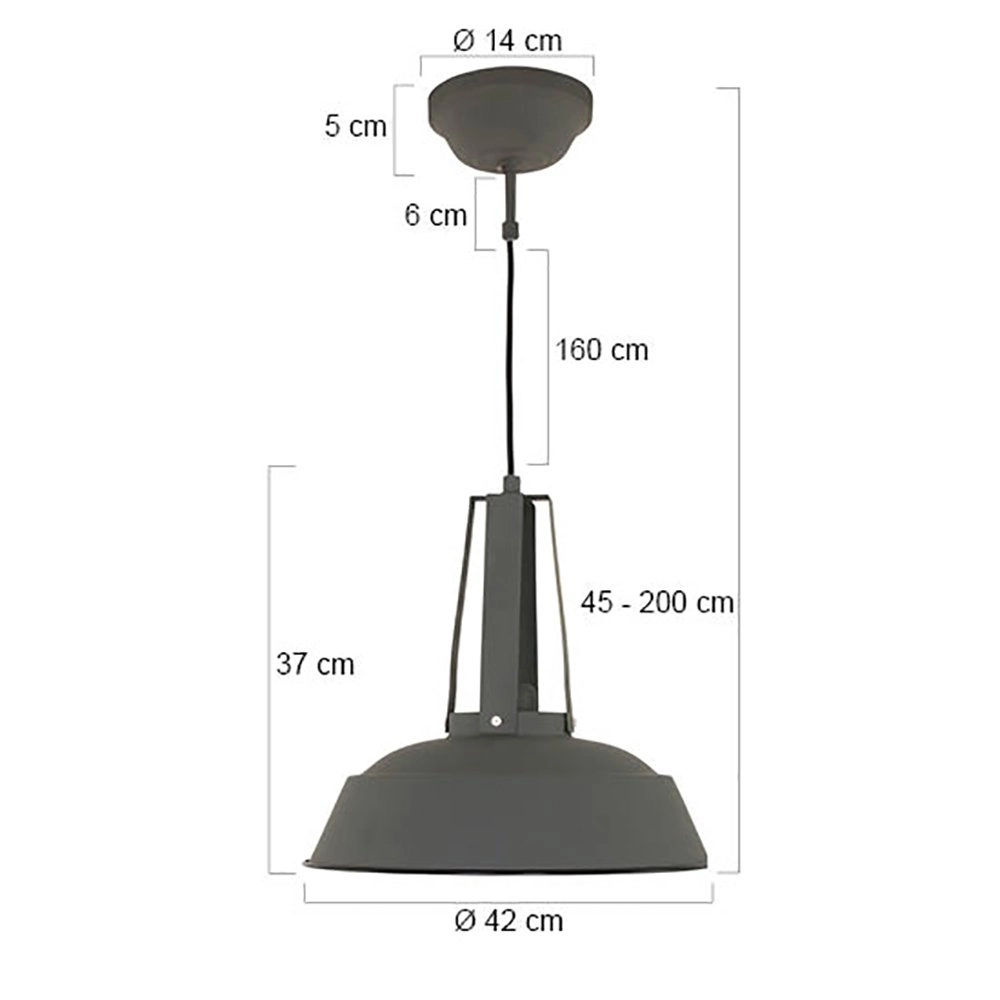 Hanglamp Luna 42 Steinhauer 8712746102956